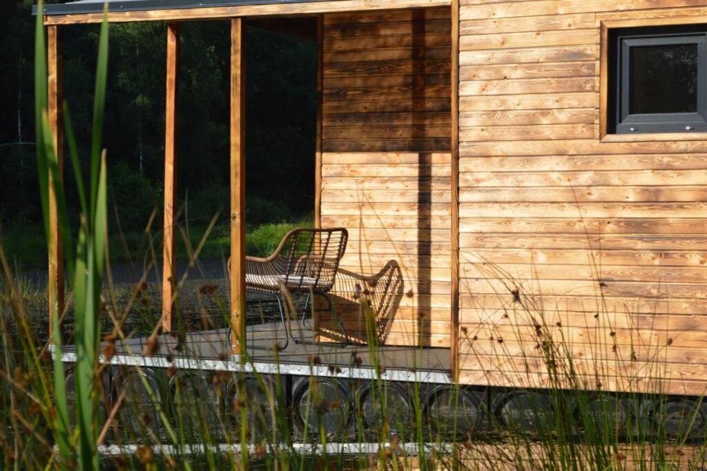 Heather Hut, Off-Grid Cottage On A Pond+2 Ha Darzkowo Eksteriør bilde